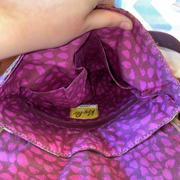 Fossil push clasp satchel - Picture 5 of 7